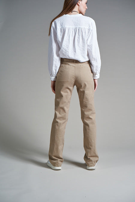CHARLOTTE - Long pants in warm cotton - Local Apparel