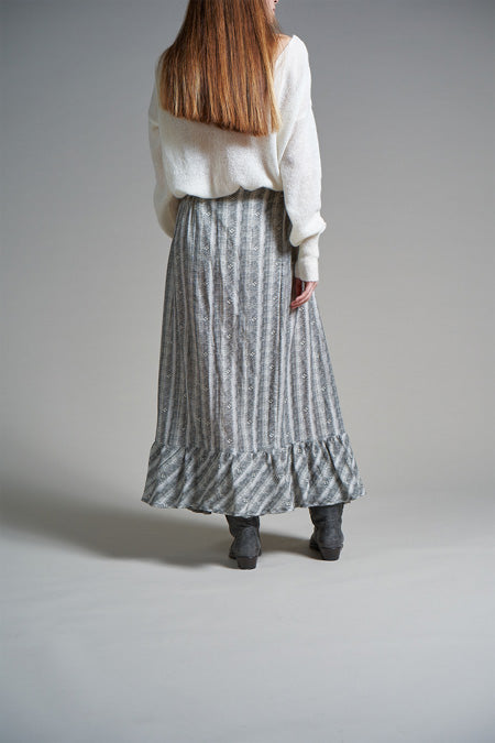 GIORGINA - Long sleeve skirt in warm cotton - Local Apparel