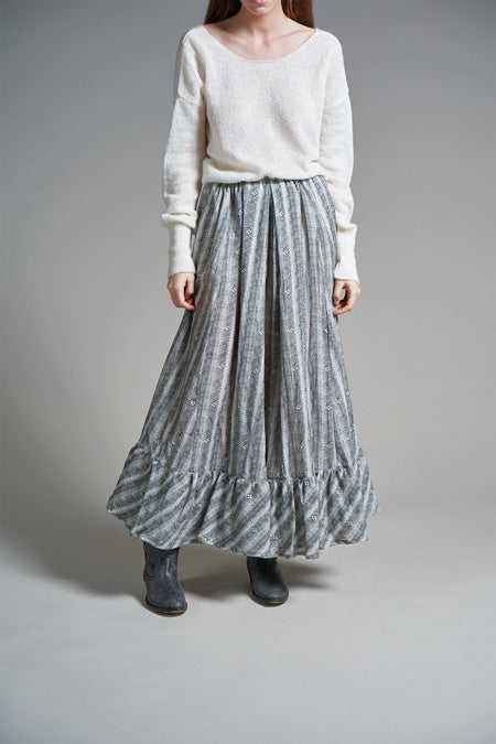 GIORGINA - Long sleeve skirt in warm cotton - Local Apparel