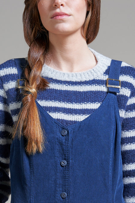 ADELAIDE - Oversize overalls in corduroy thin wales - Local Apparel